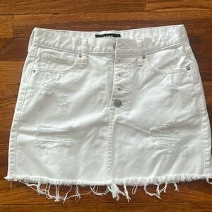 Aeropostal summer mini skirt high rise, white size 4